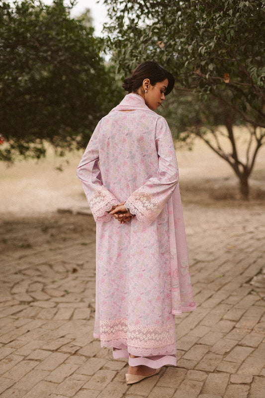 Back view of Ayzel Selis AL-25-V10-06 elegant embroidered designer wear.