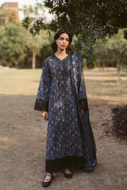Ayzel Aziel AL-25-V10-09 luxury embroidered designer outfit front view.