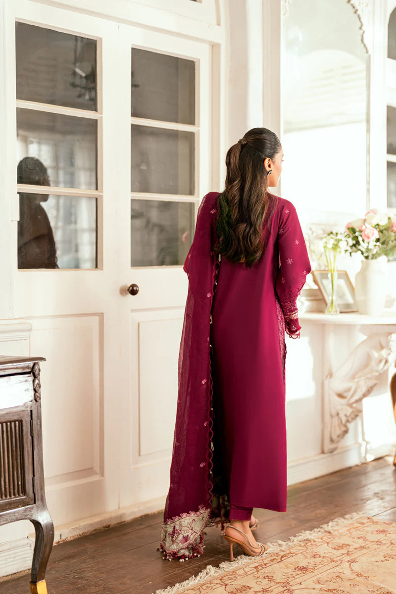 QALAMKAR LUXURY LAWN EID EDIT SB-02 SAMEEN