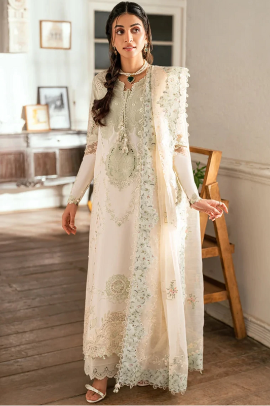 QALAMKAR LUXURY LAWN EID EDIT SB-1- NADIA