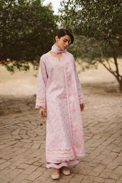 Ayzel Selis AL-25-V10-06 luxury embroidered designer outfit front view.
