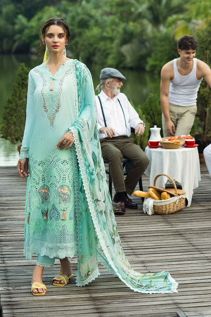 Model wearing Mushq Solace Familglia MSL2506 pastel formal wear from Mushq 2025 collection